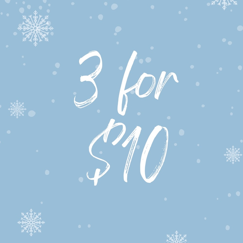 3 for $10 sale!! 🛍